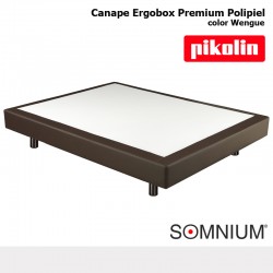 Canape modelo ergobox Premium polipiel 3d transpirable de Pikolin Wengue