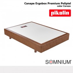 Canape modelo Premium polipiel 3d transpirable de Pikolin cerezo