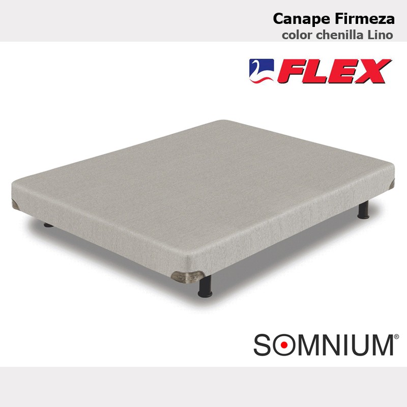 Canape modelo Firmeza de Flex Chenilla Lino