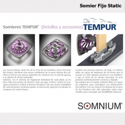 Somier de Tempur modelo static