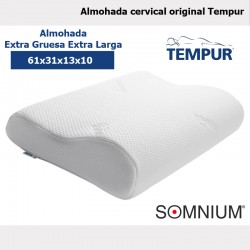 Almohada Original cervical Extra Gruesa Extra Larga de Tempur