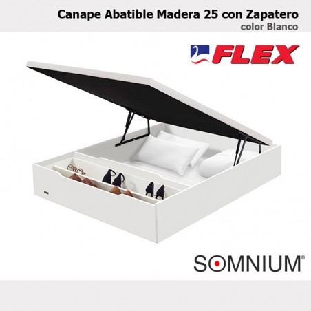 Canape Madera 25 con Zapatero de Flex