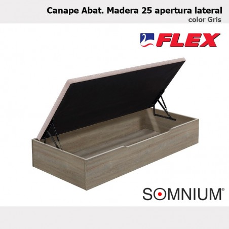 Canape de Flex modelo madera 25 apertura lateral