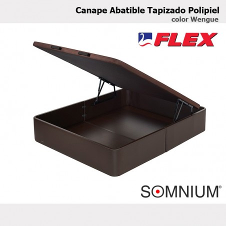 Canape de Flex modelo Tapizado Polipiel wengue